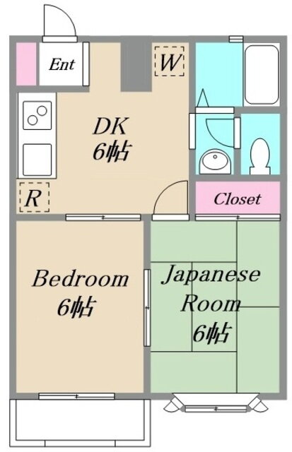 東京都練馬区石神井町７ 大泉学園駅 2DK アパート 賃貸物件詳細