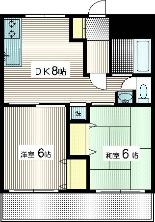 神奈川県川崎市多摩区宿河原６ 久地駅 2DK マンション 賃貸物件詳細