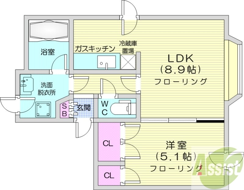 北海道札幌市中央区南四条西１４ 西１８丁目駅 1LDK マンション 賃貸物件詳細