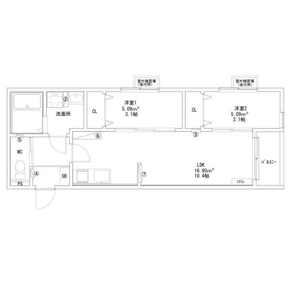 愛知県名古屋市中村区長筬町１ 中村公園駅 2LDK アパート 賃貸物件詳細