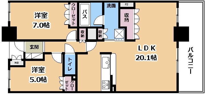 滋賀県草津市渋川１ 草津駅 2LDK マンション 賃貸物件詳細