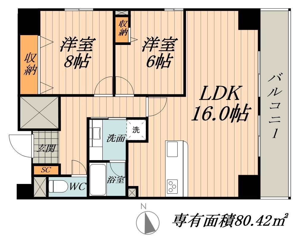 愛知県名古屋市中村区日吉町 中村日赤駅 2LDK マンション 賃貸物件詳細