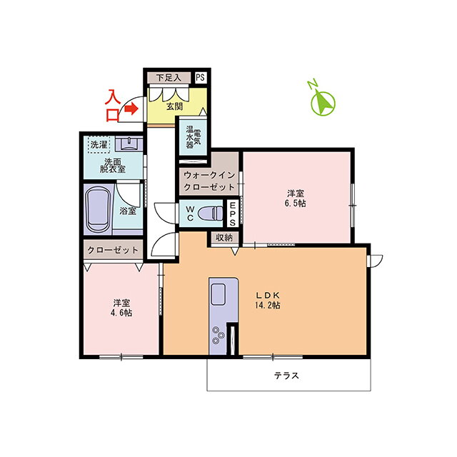 福井県福井市灯明寺３ 新田塚駅 2LDK アパート 賃貸物件詳細