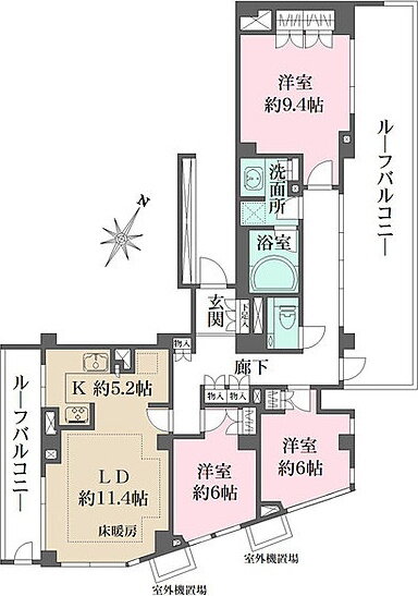 東京都目黒区中目黒３ 中目黒駅 3LDK マンション 賃貸物件詳細