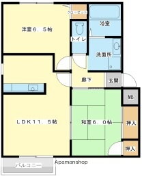 兵庫県姫路市広畑区清水町１ 広畑駅 2LDK アパート 賃貸物件詳細