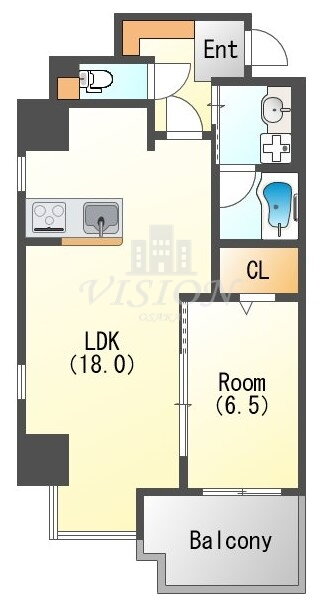 大阪府大阪市北区野崎町 扇町駅 1LDK マンション 賃貸物件詳細