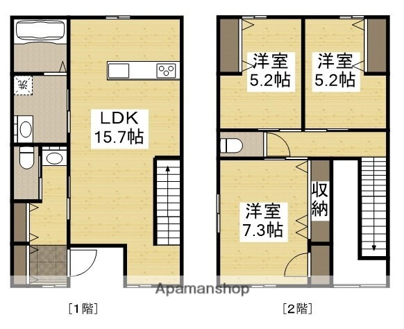 広島県福山市南蔵王町４ 東福山駅 3LDK 一戸建て 賃貸物件詳細