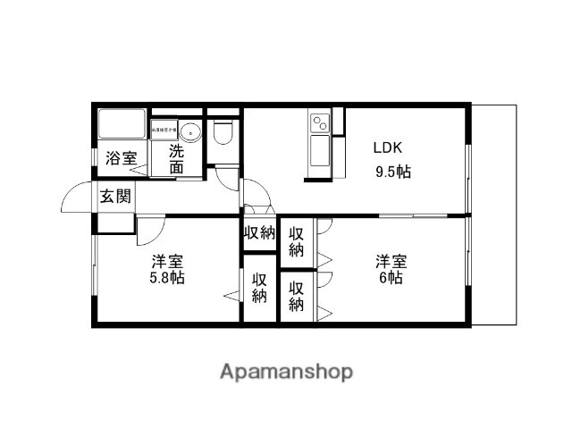 滋賀県草津市東矢倉３ 南草津駅 2LDK アパート 賃貸物件詳細