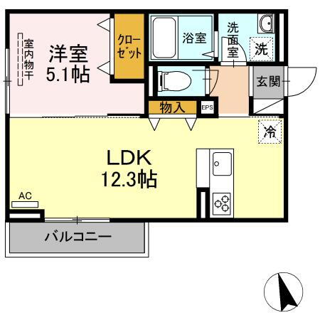 広島県福山市曙町１ 東福山駅 1LDK アパート 賃貸物件詳細