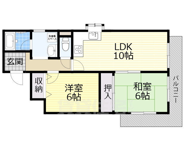 大阪府大阪市東住吉区住道矢田５ 喜連瓜破駅 2LDK マンション 賃貸物件詳細