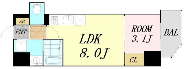 大阪府大阪市東成区中道３ 森ノ宮駅 1LDK マンション 賃貸物件詳細