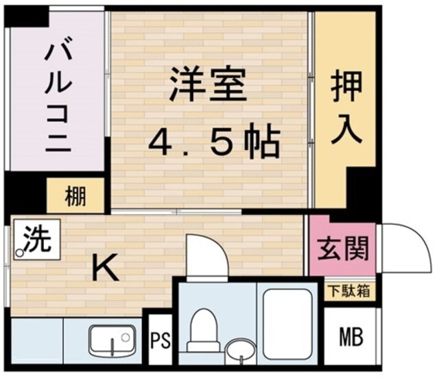 神奈川県川崎市川崎区渡田山王町 川崎駅 1K マンション 賃貸物件詳細