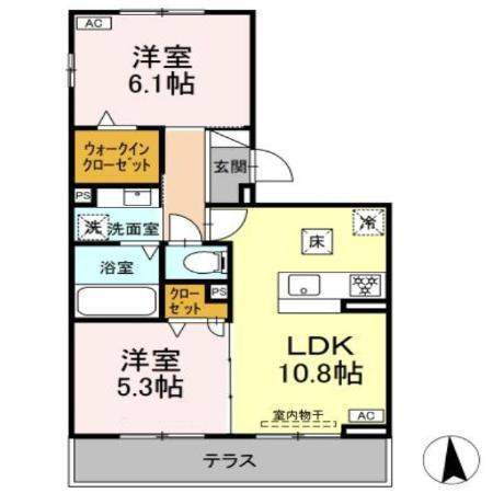 愛知県岡崎市上里３ 大門駅 2LDK アパート 賃貸物件詳細