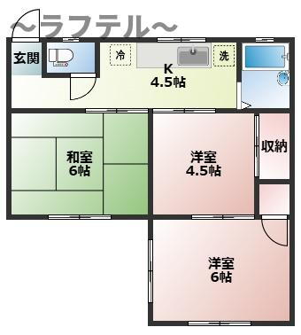 エレガンスハイム貸家 3K 賃貸物件詳細
