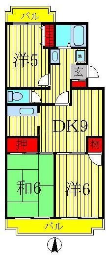 千葉県柏市西原４ 江戸川台駅 3DK マンション 賃貸物件詳細