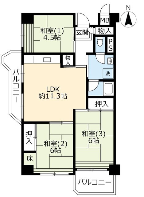 兵庫県西宮市高須町２ 武庫川団地前駅 3LDK マンション 賃貸物件詳細