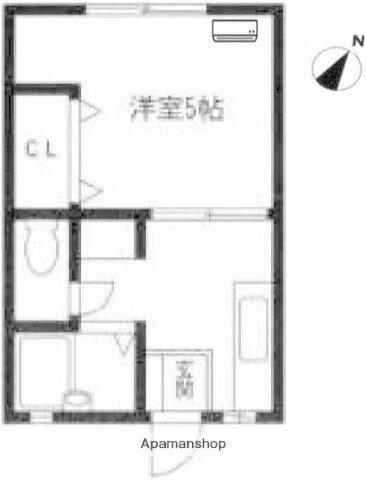 神奈川県茅ヶ崎市松林２ 北茅ケ崎駅 1K アパート 賃貸物件詳細