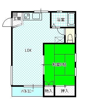 山口県岩国市麻里布町３ 岩国駅 1LDK マンション 賃貸物件詳細