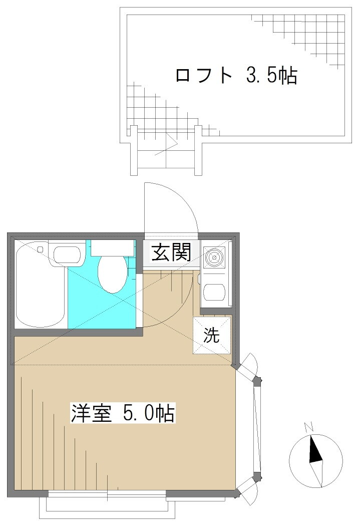 東京都練馬区豊玉上１ 新江古田駅 ワンルーム アパート 賃貸物件詳細