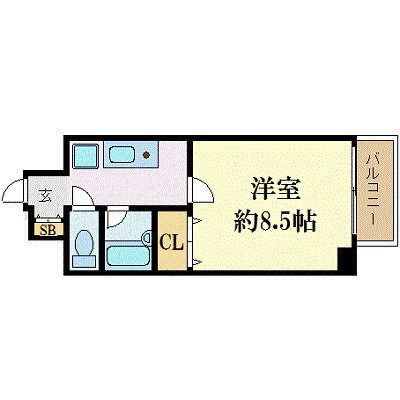 福岡県福岡市博多区美野島２ 博多駅 1K マンション 賃貸物件詳細