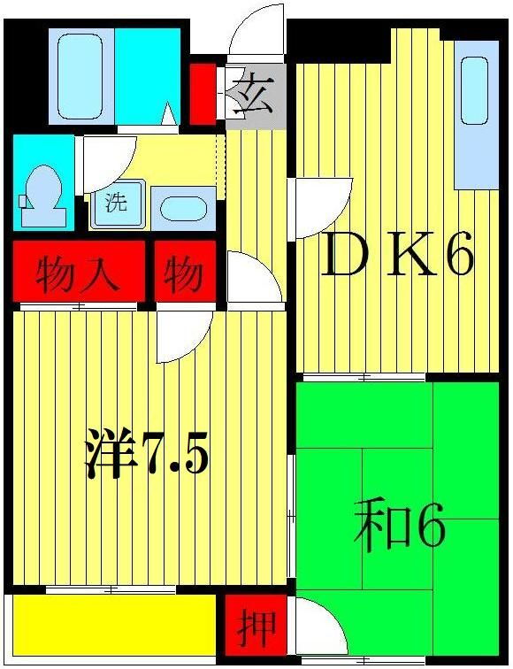 千葉県松戸市八ケ崎５ 常盤平駅 2DK アパート 賃貸物件詳細