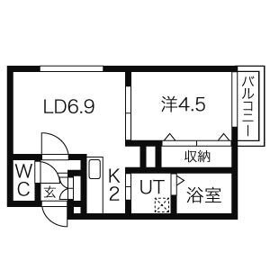 北海道札幌市東区北三十三条東１３ 新道東駅 1LDK マンション 賃貸物件詳細