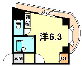 兵庫県神戸市灘区稗原町３ 六甲道駅 ワンルーム マンション 賃貸物件詳細