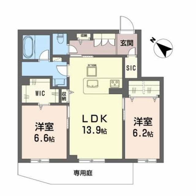 グランエス長束 1階 2LDK 賃貸物件詳細