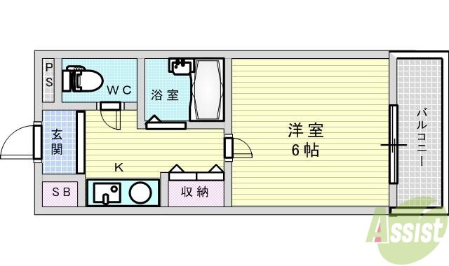 大阪府吹田市垂水町２ 豊津駅 1K マンション 賃貸物件詳細