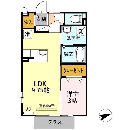 グランディール小杉 1階 1LDK 賃貸物件詳細