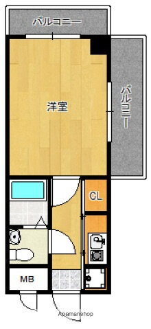 福岡県福岡市中央区高砂２ 西鉄平尾駅 1K マンション 賃貸物件詳細