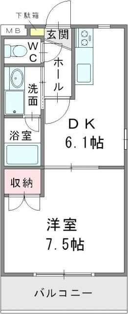 島根県松江市浜乃木７ 乃木駅 1DK マンション 賃貸物件詳細
