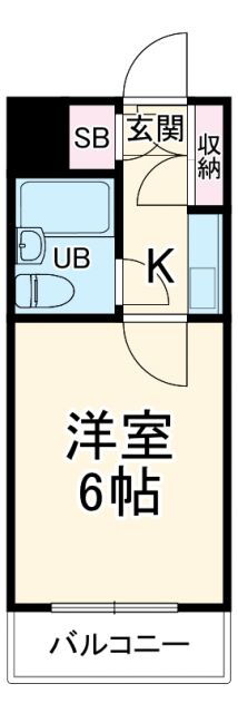 神奈川県横浜市港北区篠原台町 白楽駅 1K マンション 賃貸物件詳細