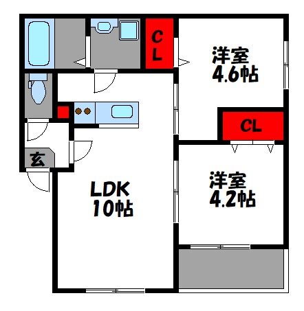福岡県福岡市東区三苫５ 三苫駅 2LDK アパート 賃貸物件詳細