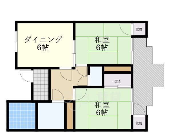 大阪府茨木市美沢町 南茨木駅 2DK マンション 賃貸物件詳細