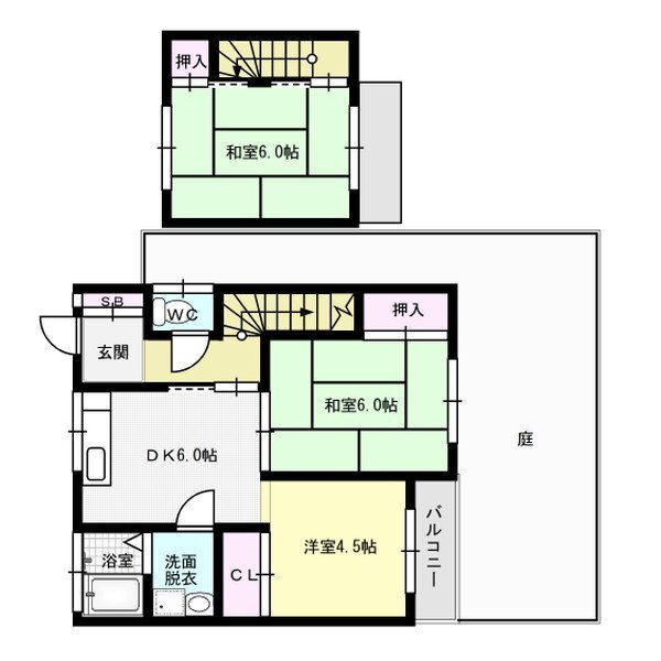 福岡県福岡市中央区唐人町２ 唐人町駅 3DK 一戸建て 賃貸物件詳細