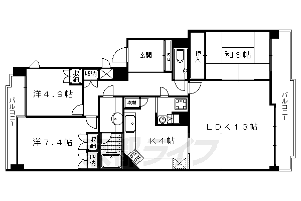 京都府京都市左京区上高野西氷室町 宝ケ池駅 3LDK マンション 賃貸物件詳細