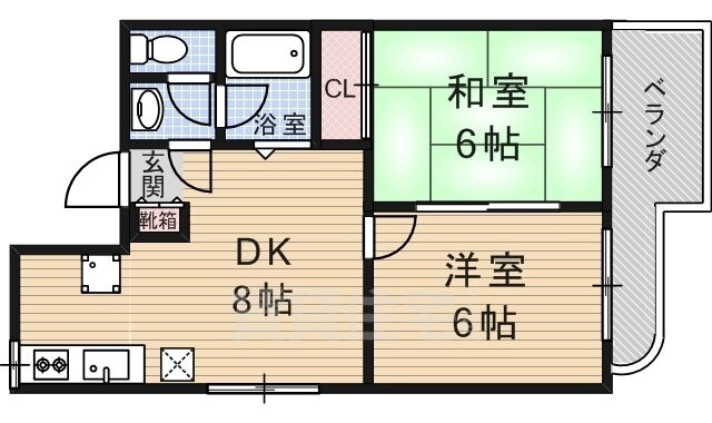 京都府京都市伏見区向島善阿弥町 観月橋駅 2DK マンション 賃貸物件詳細