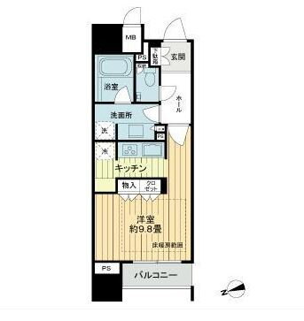 ザ・ミッドハウス新宿御苑 4階 ワンルーム 賃貸物件詳細