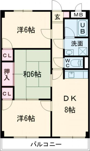 愛知県安城市三河安城町２ 三河安城駅 3DK マンション 賃貸物件詳細