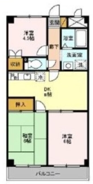 千葉県市川市塩焼３ 妙典駅 3DK マンション 賃貸物件詳細