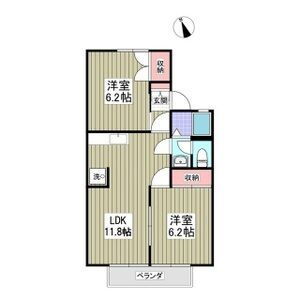 栃木県宇都宮市鶴田町 鶴田駅 2LDK アパート 賃貸物件詳細