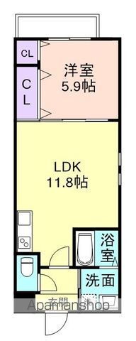 和歌山県和歌山市木広町２ 和歌山駅 1LDK アパート 賃貸物件詳細