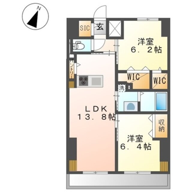 和歌山県和歌山市友田町２ 和歌山駅 2LDK マンション 賃貸物件詳細