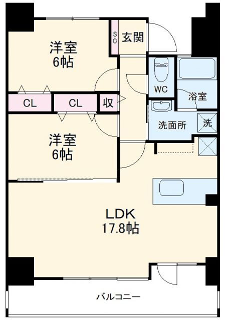 愛知県名古屋市千種区茶屋坂通２ 茶屋ヶ坂駅 2LDK マンション 賃貸物件詳細