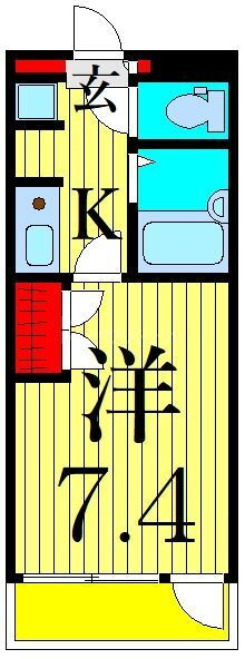 東京都葛飾区奥戸９ 小岩駅 1K マンション 賃貸物件詳細