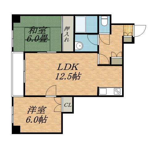 北海道札幌市東区北四十一条東１４ 栄町駅 2LDK マンション 賃貸物件詳細