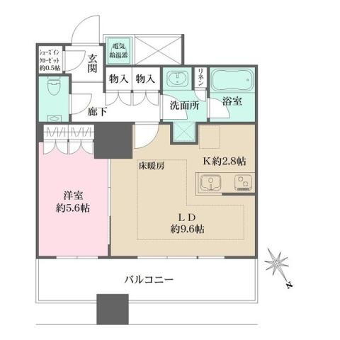 ザ・パークハウス西新宿タワー６０ 11階 1LDK 賃貸物件詳細