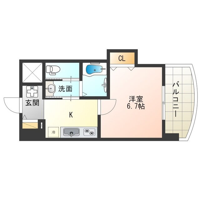 大阪府大阪市西区九条南２ 九条駅 1K マンション 賃貸物件詳細