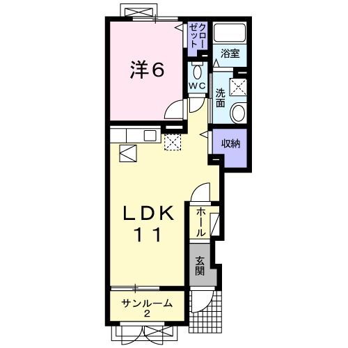 富山県富山市水橋中村 水橋駅 1LDK アパート 賃貸物件詳細